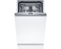 Bosch SPV4EMX17E - Serie 4 - Vaatwasser -Inbouwvaatwasser - Volledig integreerbaar - 45 cm - Energielabel B - Efficient Dry: verbeterde droogprestaties door de automatisch geopende deur