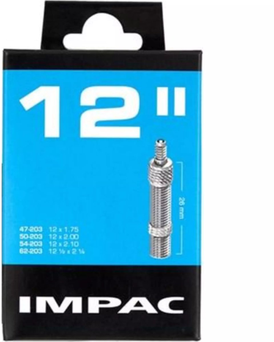Binnenband Impac DV12 12 / 47/62-203 - 26mm ventiel