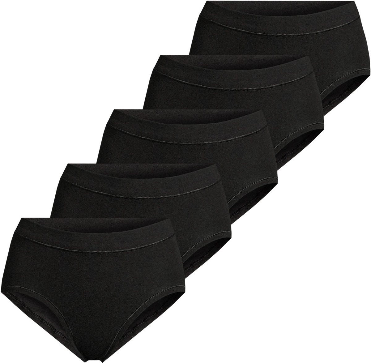ESGE Dames hipster slip 5 pack Basic - fijnrib