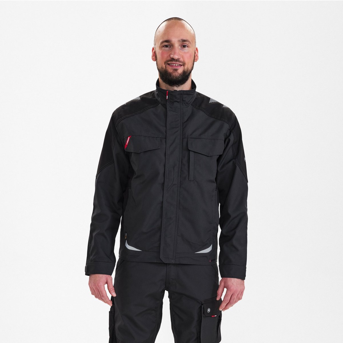 Engel Galaxy werkjack 1810-254 - Anthracite Grey / Black - 5XL