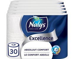 Nalys Excellence Maxi-Vel Toiletpapier In Papieren Verpakking 5-Laags - 5 x 6 stuks - Voordeelverpakking