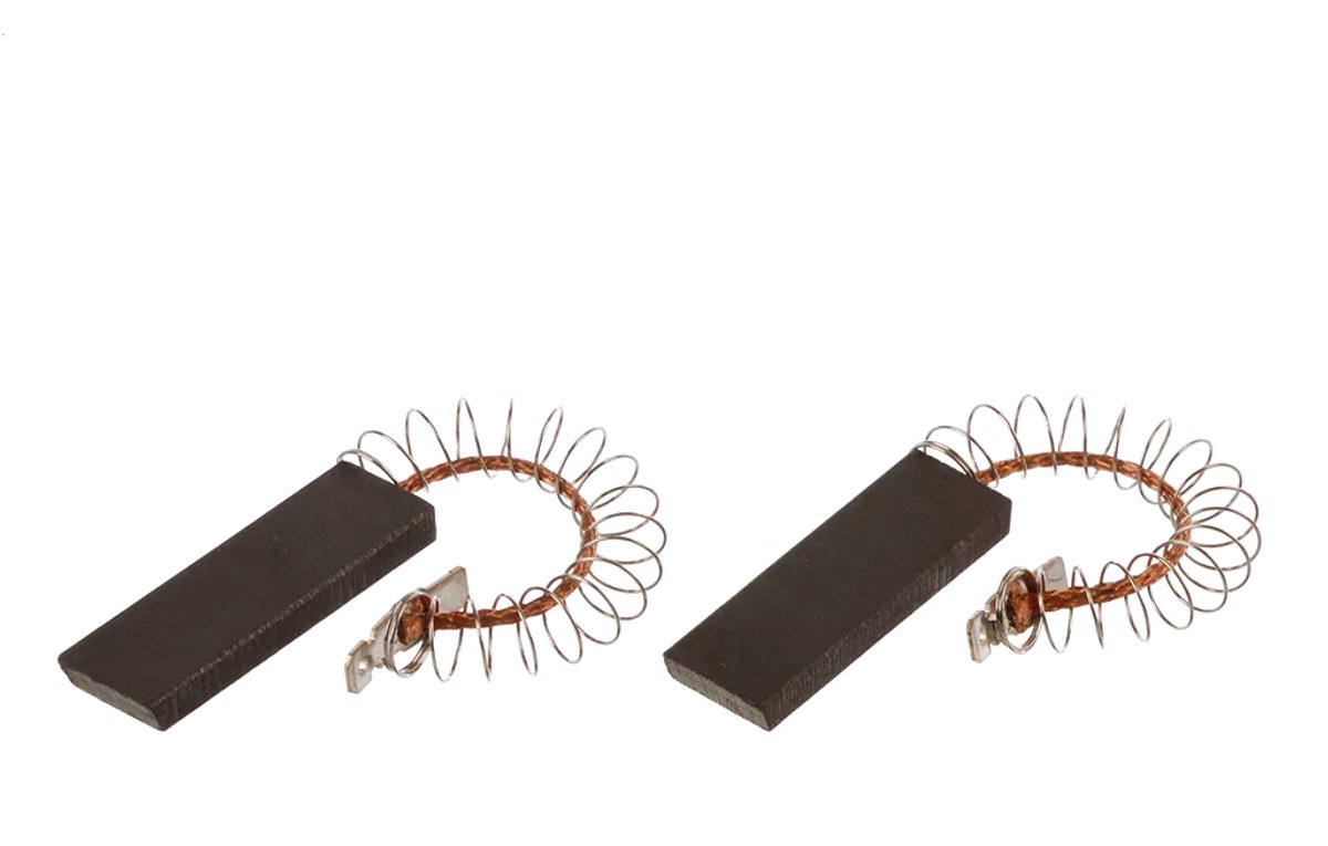 Bosch Koolborstel set, 13 x 5 met veer/klem WAE1816, WM12E16, WAE2849 00616505