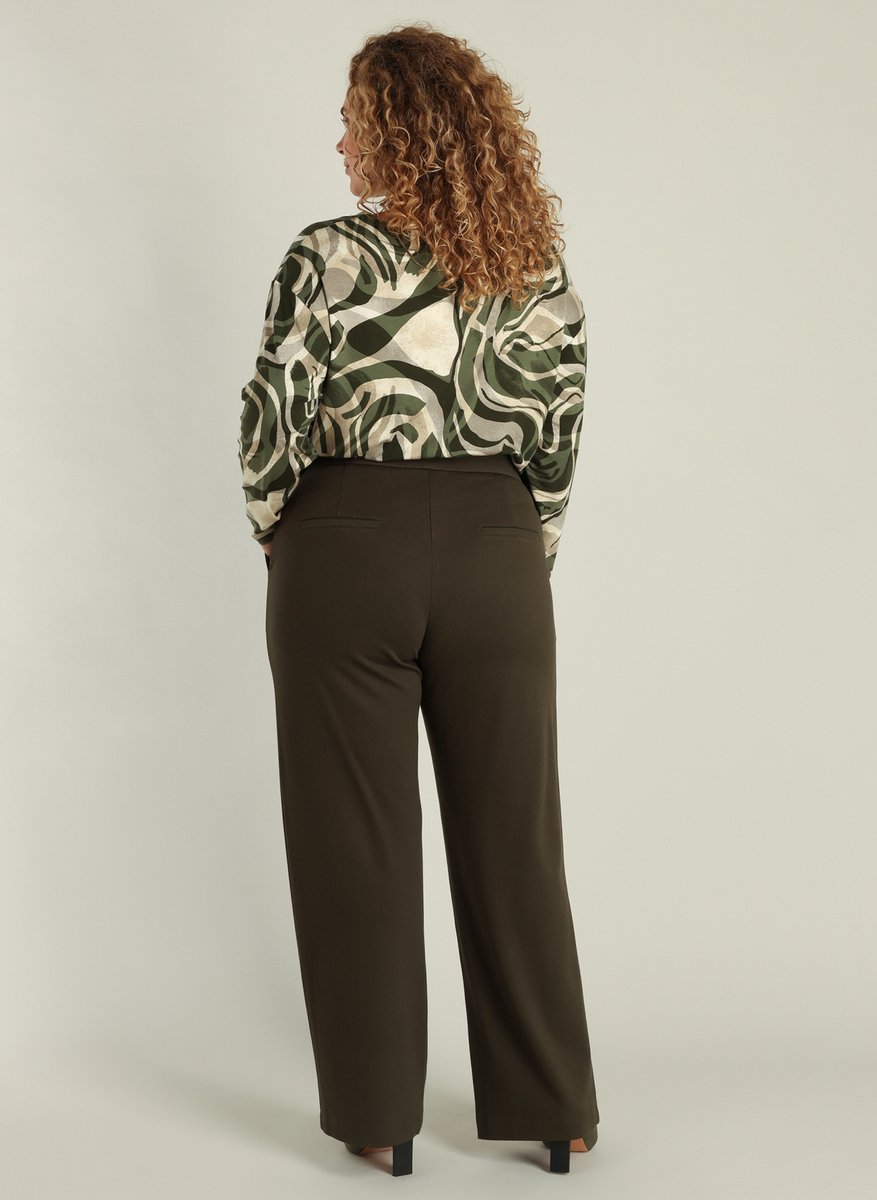 YEST CURVE Nadeche Essential Bottoms - Army Green - maat WX-0(44) / L30
