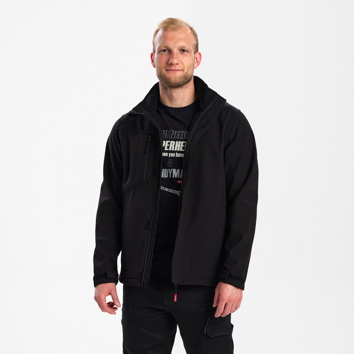 Engel Extend softshell jack 1114-229 - Black - M