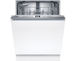 Bosch SBV4HTX11E - Serie 4 - Vaatwasser - Inbouwvaatwasser - Volledig integreerbaar - 60 cm - XXL Extra hoog - Energielabel C - Extra Droog: optie voor extra grondige droogresultaten