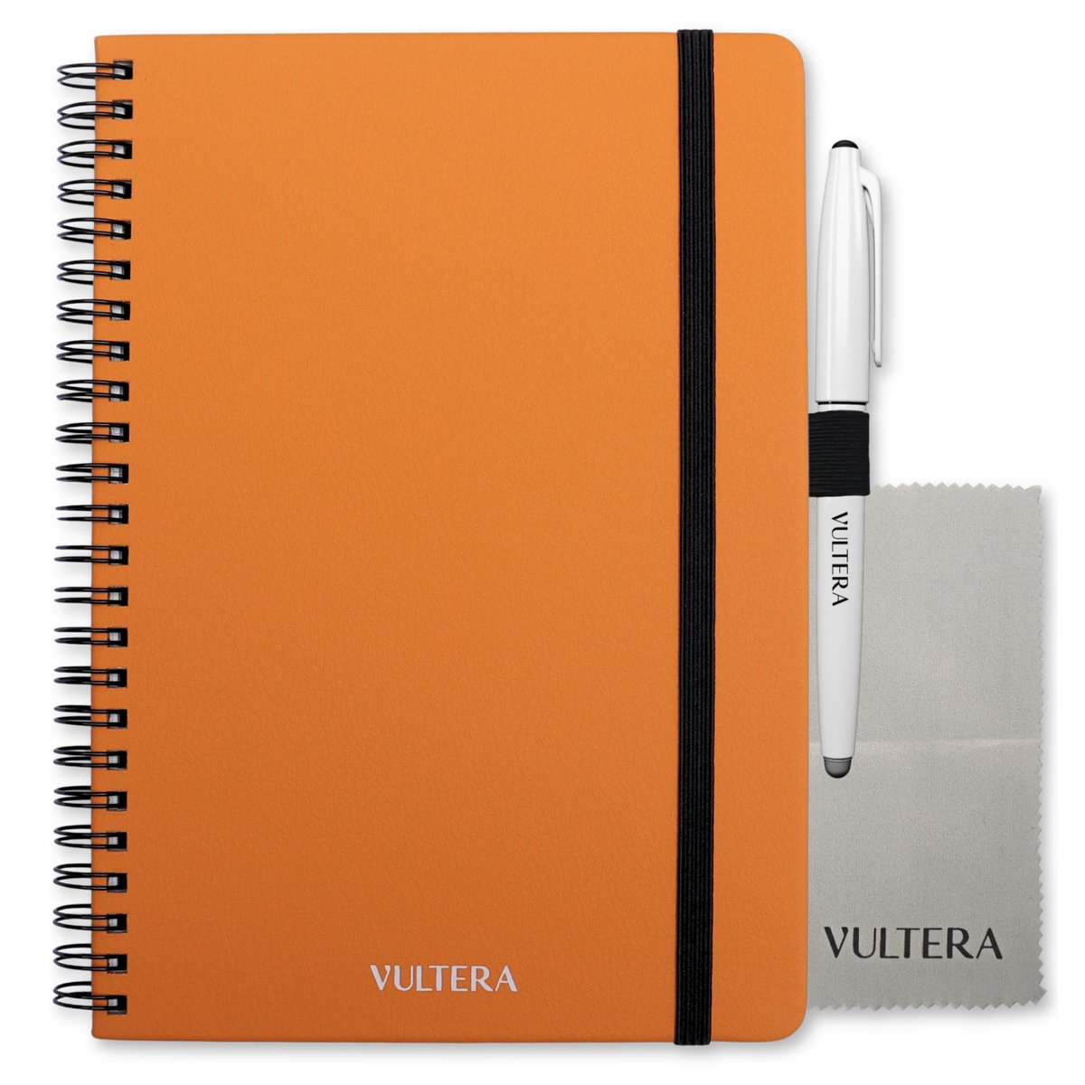Vultera uitwisbaar notitieboek - To Do Planner - A5 - Leer - Autumn Yellow