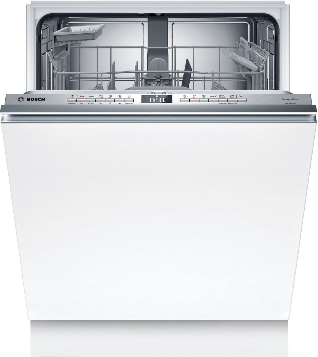 Bosch SBV4HAX09E – Serie 4 – Vaatwasser – Inbouwvaatwasser – Volledig integreerbaar – 60 cm – XXL Extra hoog – Energielabel C – Extra Droog: optie voor extra grondige droogresultaten