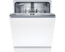 Bosch SBV4HAX09E - Serie 4 - Vaatwasser - Inbouwvaatwasser - Volledig integreerbaar - 60 cm - XXL Extra hoog - Energielabel C - Extra Droog: optie voor extra grondige droogresultaten