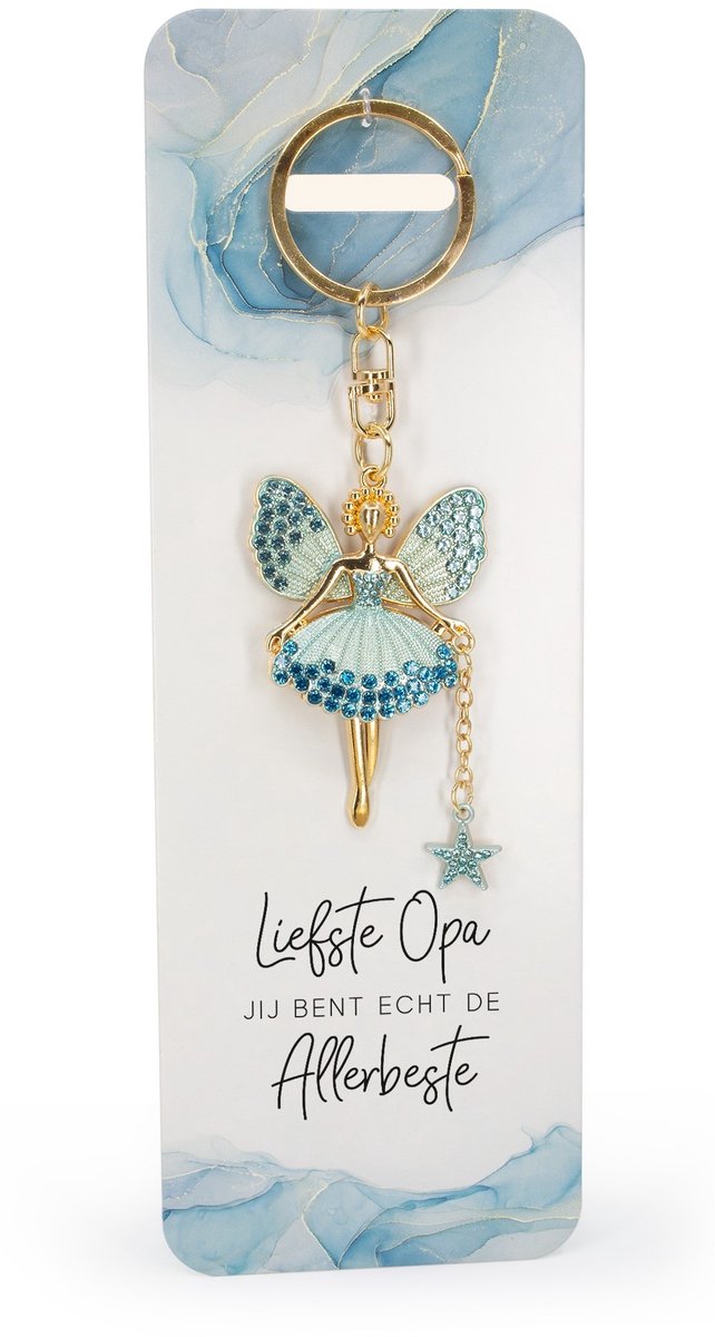 Engel Sleutelhanger "Liefste Opa"