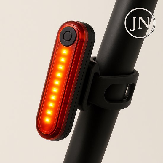Waterdichte fietslamp met richtingaanwijzer, afstandsbediening & alarm
