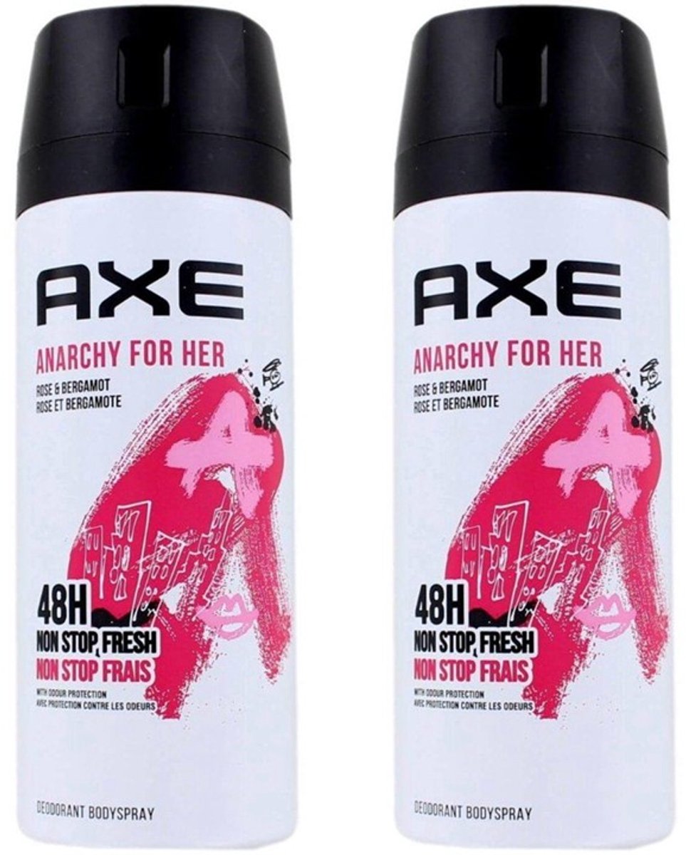 Axe Anarchy For Her - Deodorant Spray - 150 ml - 2 stuks