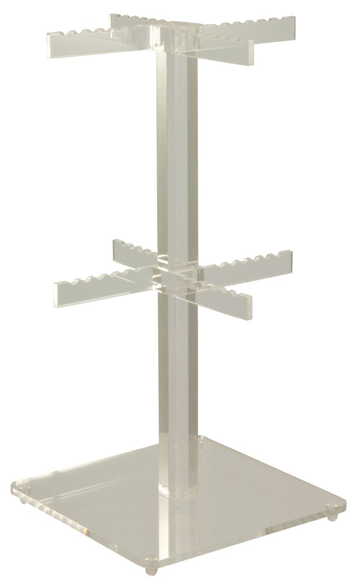 Toonbankdisplay voor sierraden en/of sleutelhangers uit acryl