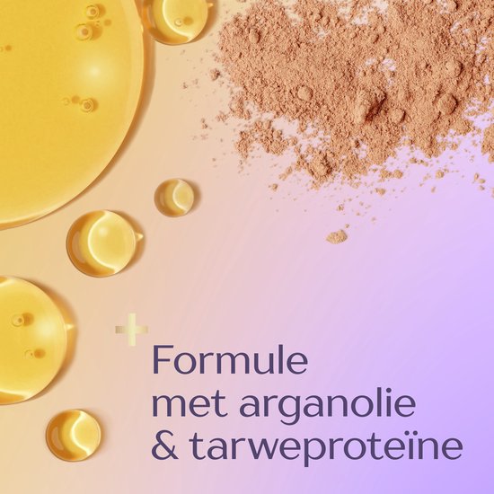 Formule met arganolie en tarweproteïne.