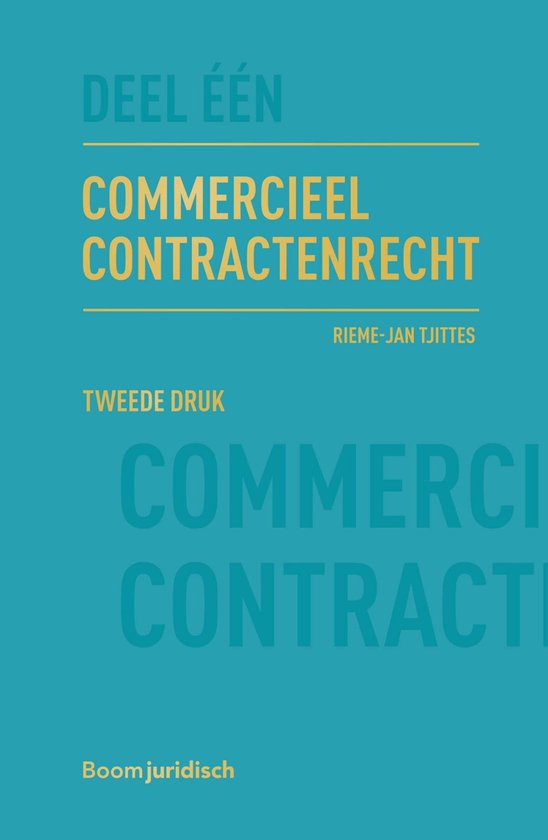 Commercieel contractenrecht - cover