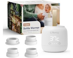Numsy Velmi Draagbare Flessenwarmer Onderweg - Draadloos - Incl 4 Adapters