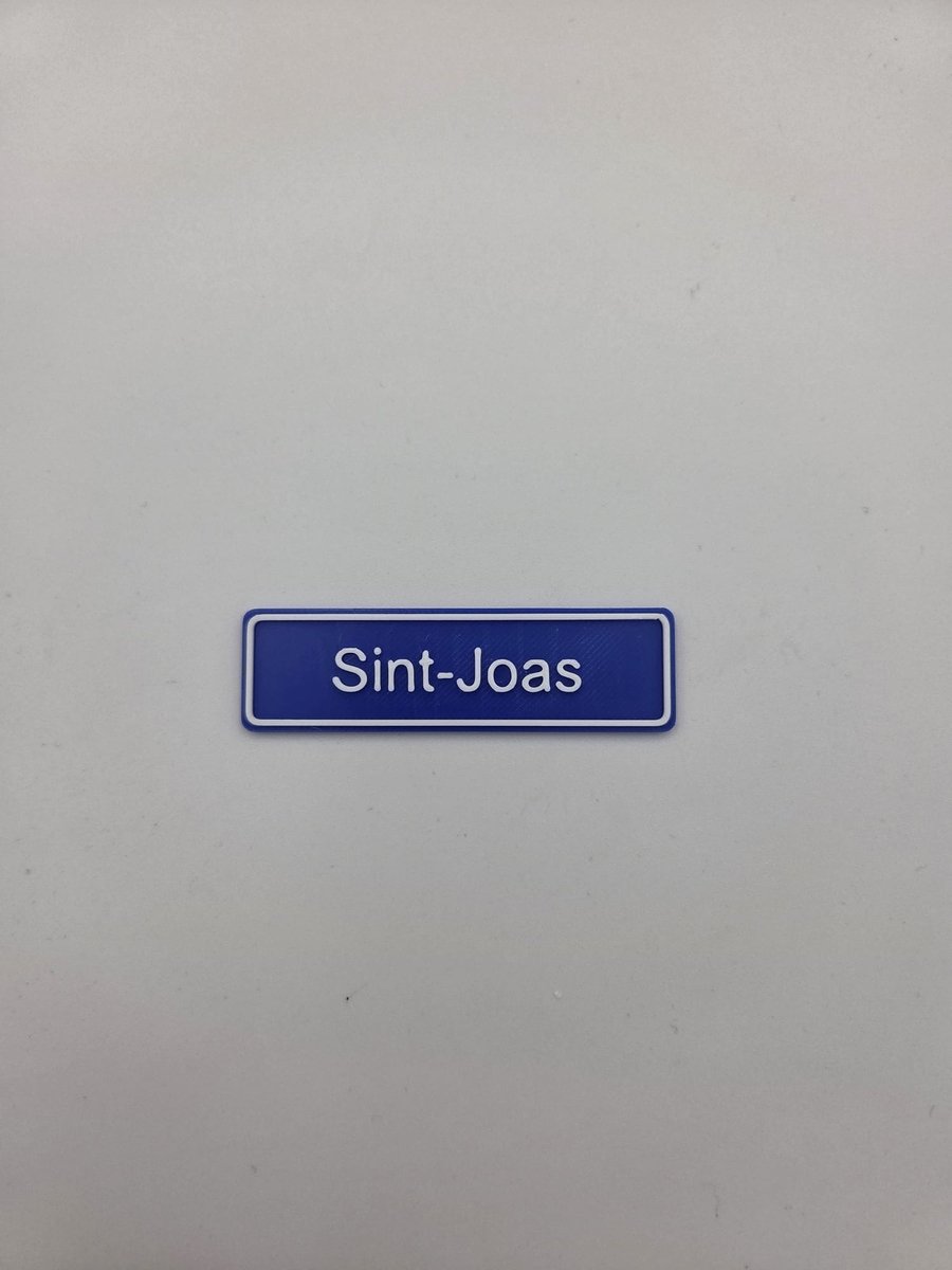 3D plaatsnaam speldje Sint-Joas