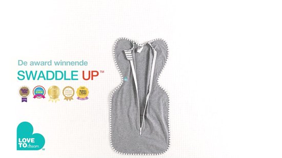 Love to Dream™ Babyslaapzak Swaddle Up™ - Inbakeren afbouwen - Baby 3-6 maanden - 6-8.5 kg - All Season - Oat Twigs