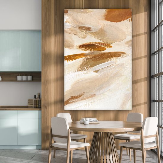 Peinture - Peinture - Beige - 90x140 cm - Décoration murale