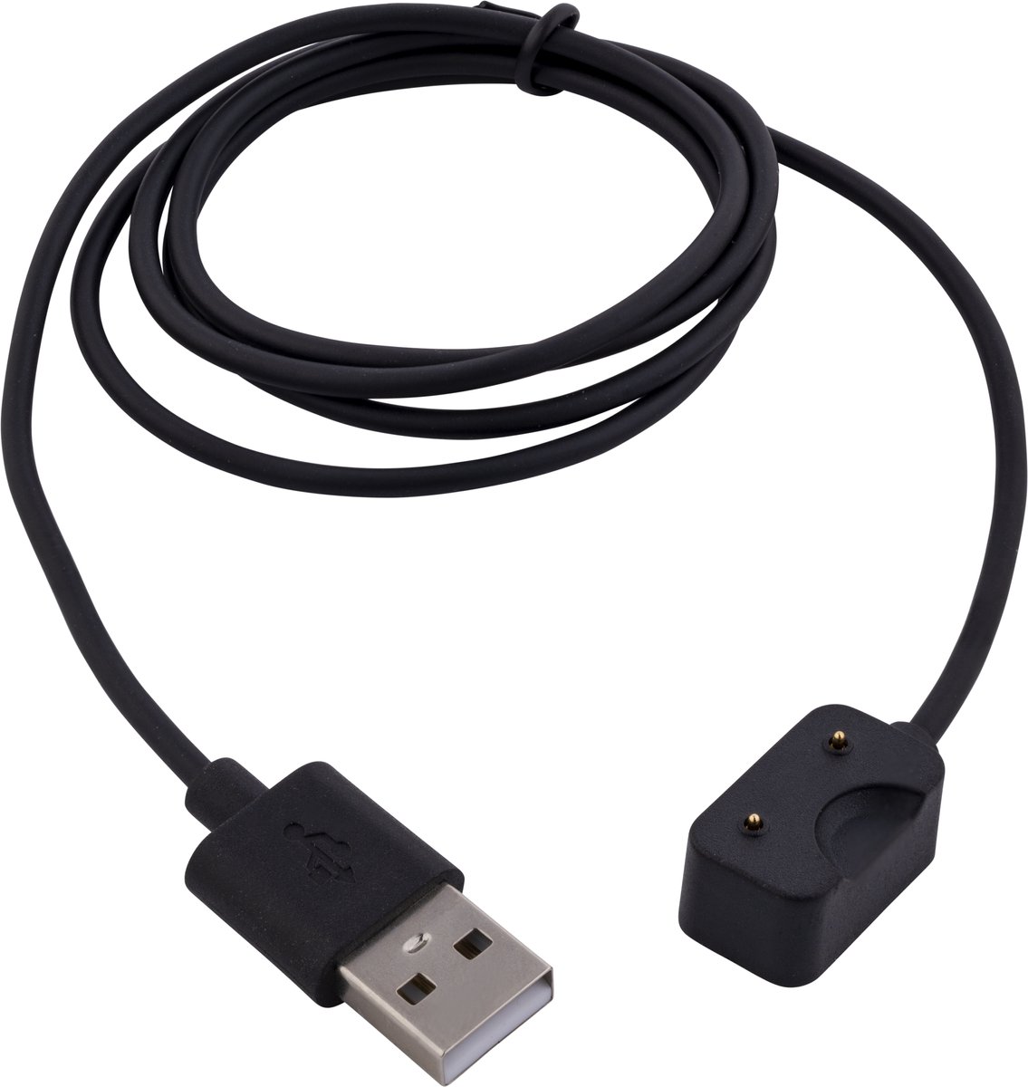 USB Oplaadkabel – Geschikt voor Samsung Galaxy Fit 3 (R390) – 1 Meter – Magnetische Oplader – Zwart
