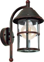 EGLO San Telmo - Éclairage extérieur - Applique - 1 lumière - Brun antique - Transparent
