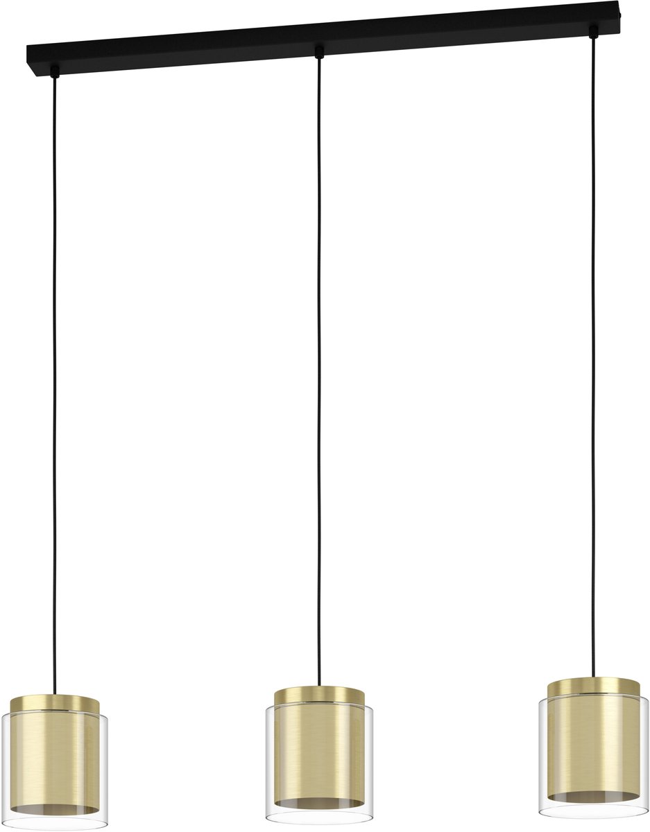 EGLO plafondlamp Bogota zwart ⌀38cm E27 40W