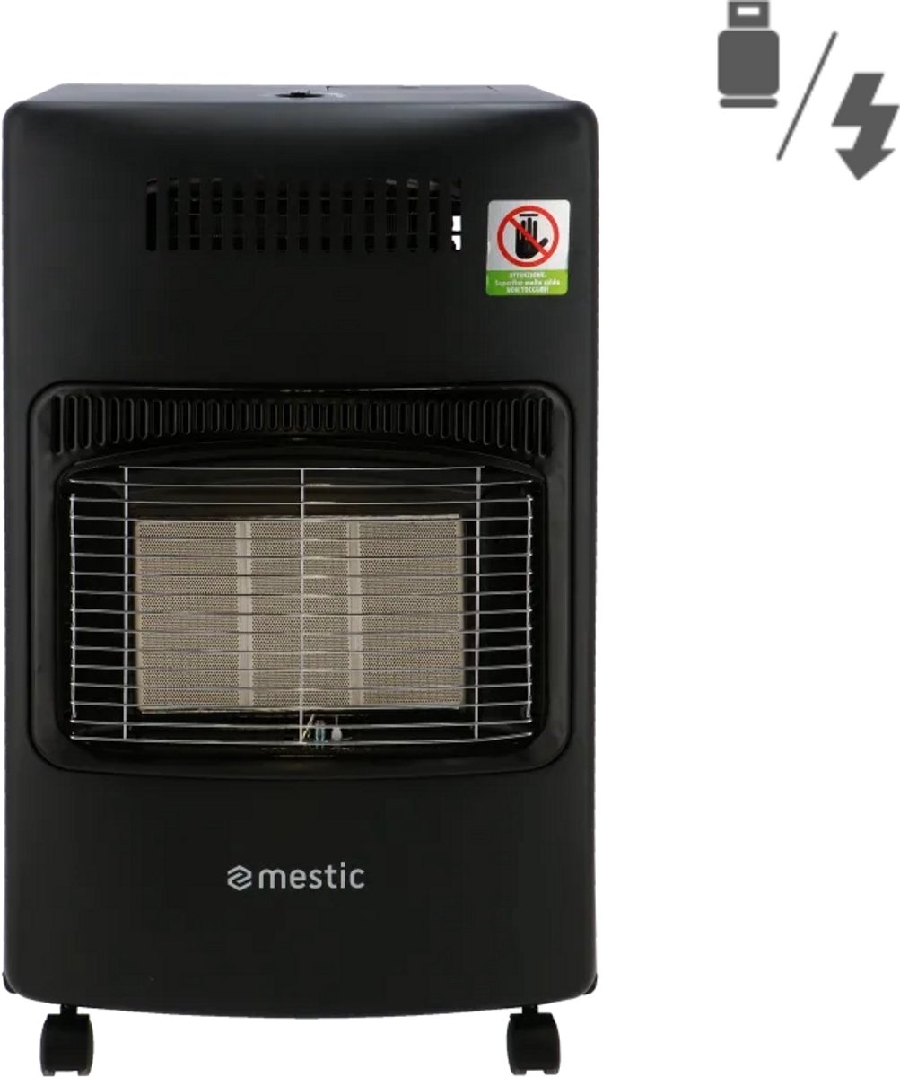 Mestic Rolkachel MRK-100T 30mbar - 3 Warmtestanden - Werkt op gas en elektriciteit- Max. 4200 Watt