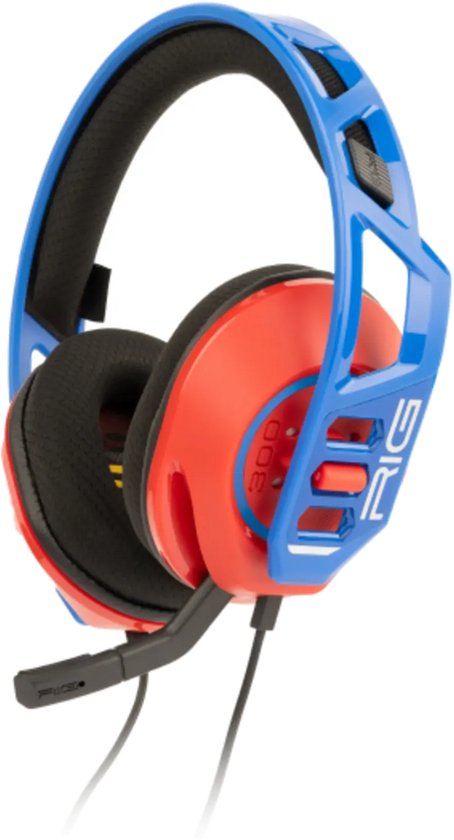 Casque Gaming NACON RIG 300PROHNR+B ROUGE+BLEU - Nintendo Switch 2