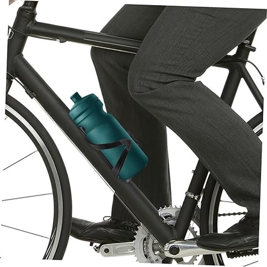 Narimano® - Duurzaam Plastic, Gereedschapsvrije Installatie, Veilige Flesbevestiging voor Race- en Mountainbikes, Strak Zwart Design, — afbeelding 4