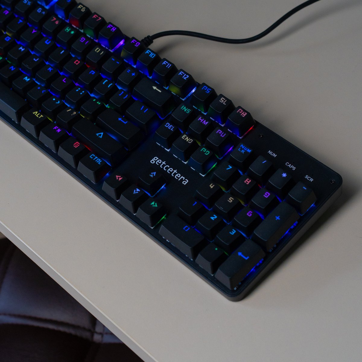 getcetera Mechanisch Gaming Toetsenbord 104 Toetsen Red Switches thumbnail 3