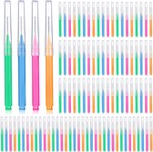 Bolke® - 120 pièces - cure-dents - fil dentaire - fil dentaire - cure-dents extra fins - fil dentaire - différentes couleurs