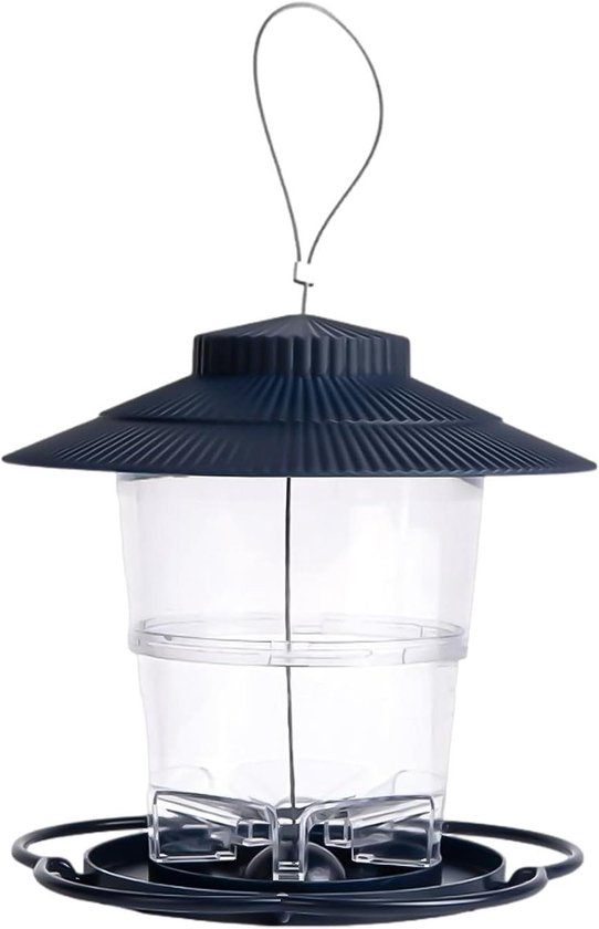 Mangeoire suspendue pour oiseaux avec Design anti-écureuils - Décorations de jardin suspendues - Nourrissage des Vogels sauvages - Haute qualité