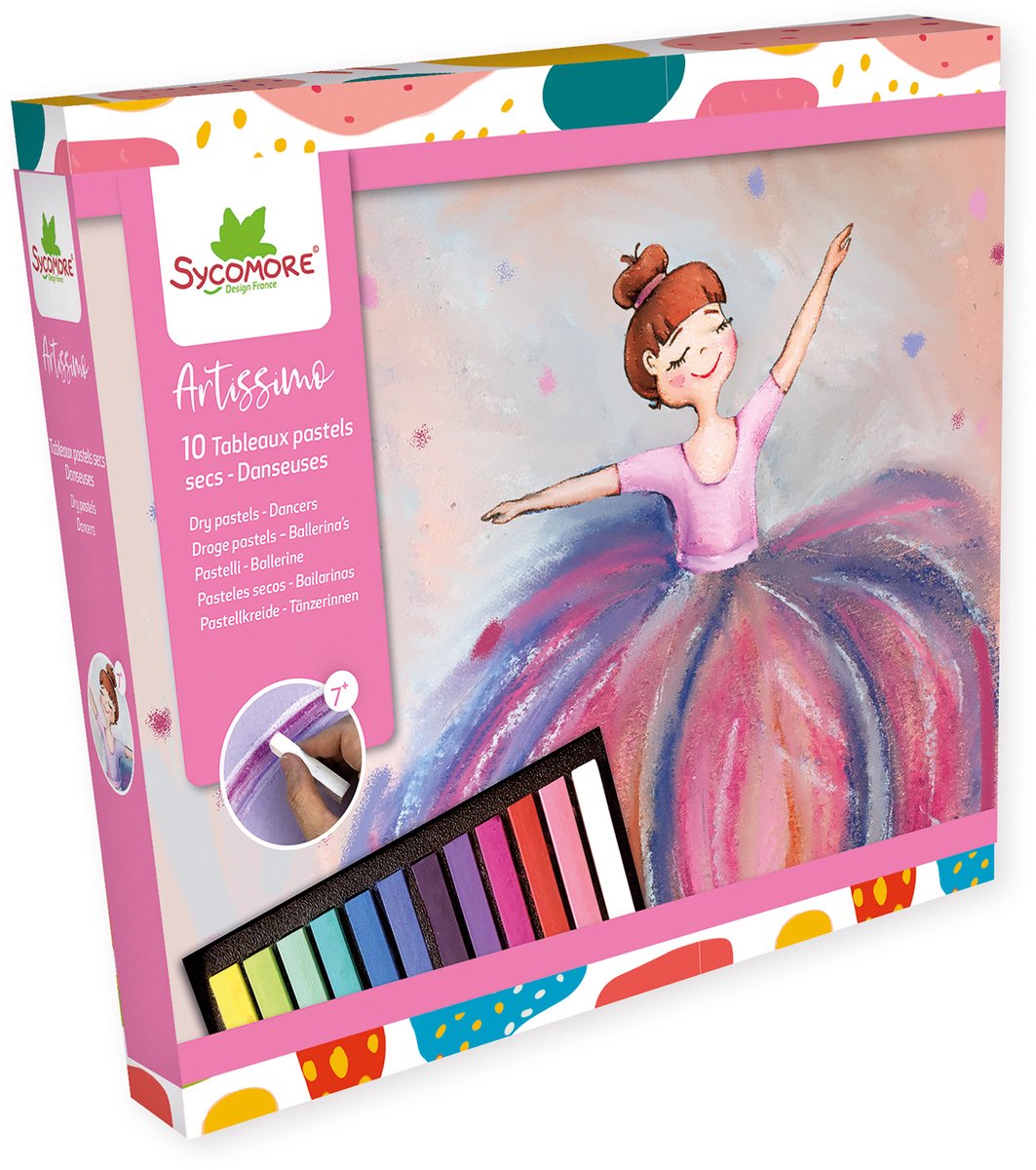 Sycomore creatief speelgoed pastelkrijt ballerina's 7 jaar+.