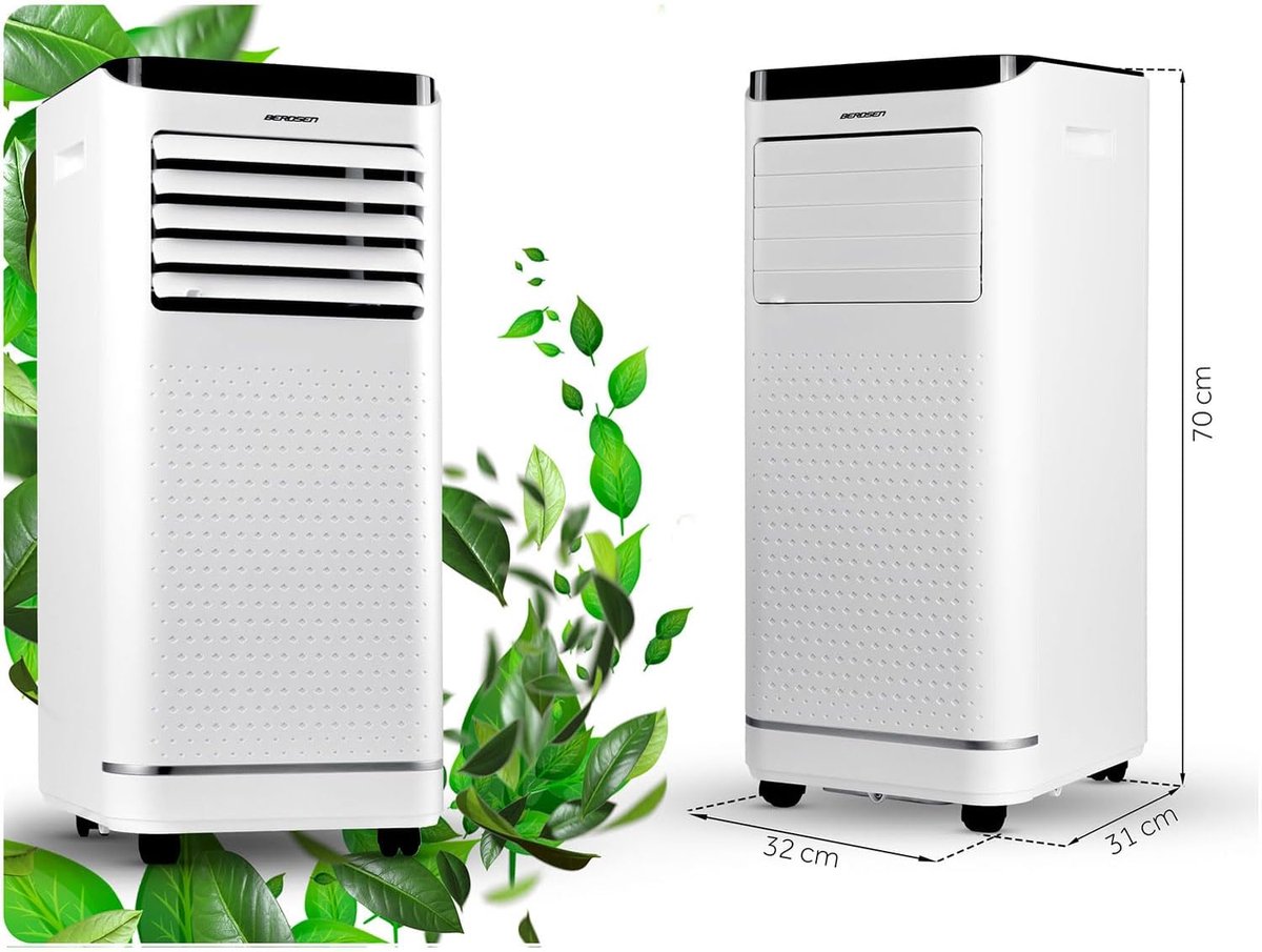 Afbeelding 3 van Mobiele airco 9000 BTU 4-in-1 met ventilator en ontvochtiger