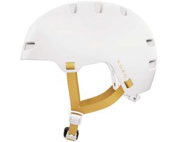 Fietshelm ABUS XOXO polar white M - 54-58 cm - wit - Geschikt voor gebruik op elektrische fietsen - stadsfietsen - 400 g