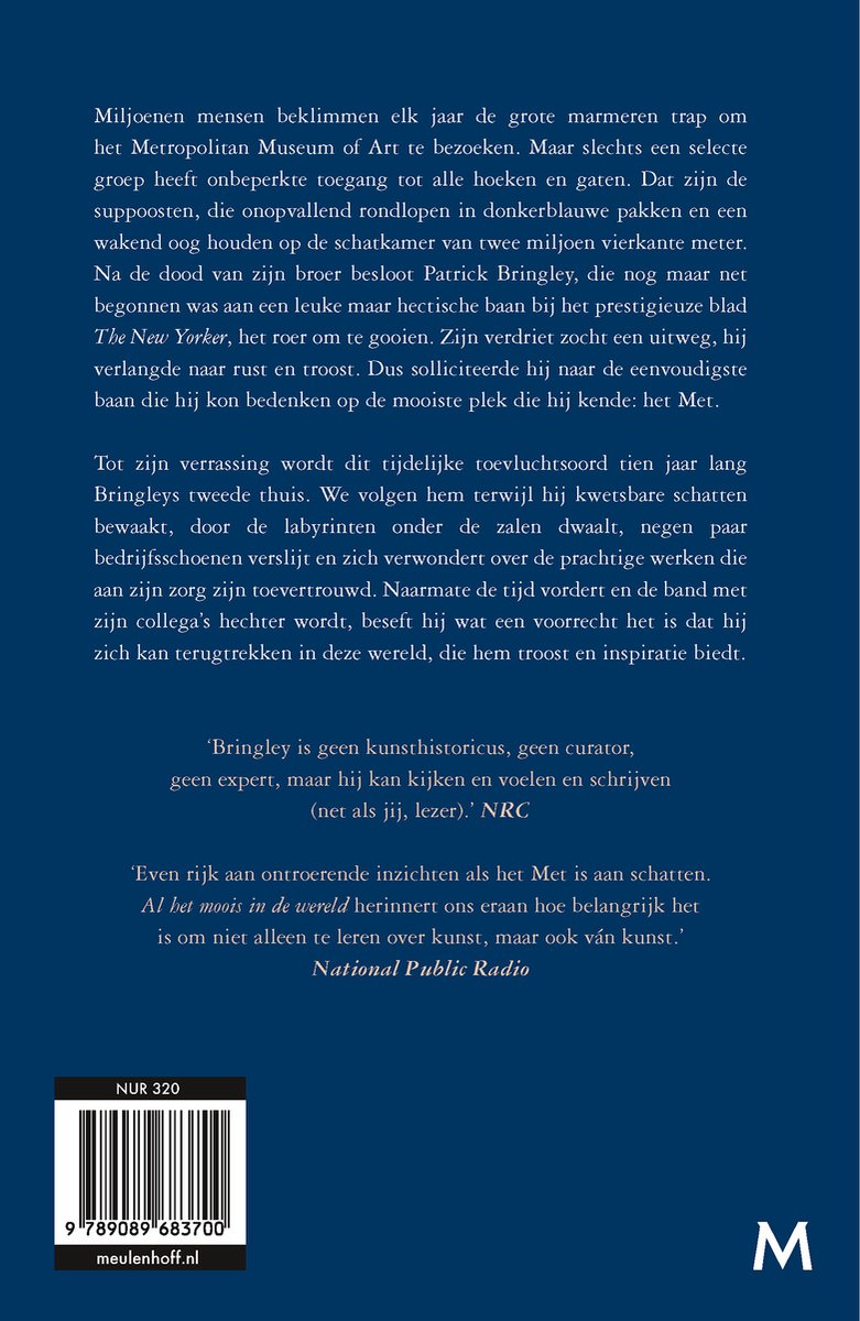 Al het moois in de wereld - back cover