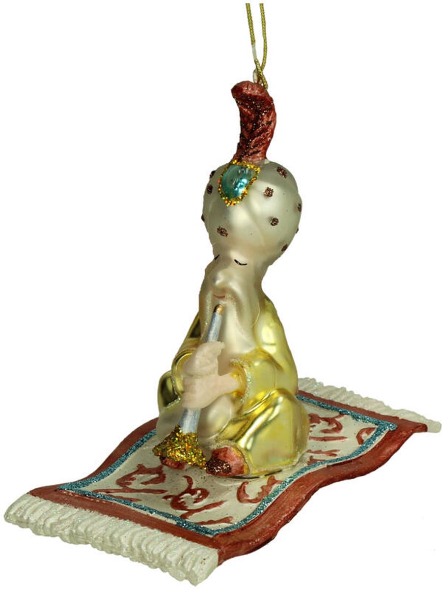 HD Collection glazen kerst ornament kersthanger Magisch vliegend Tapijt 11.4 cm uit de collectie The Christmas Vintage Shop