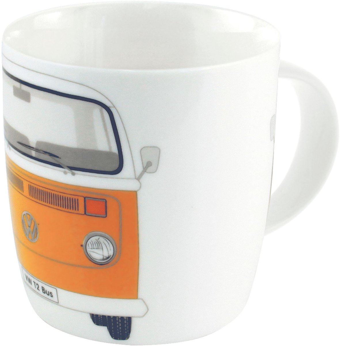 BRISA VW Collection - Volkswagen grote keramische koffie-thee-cappuccino-mok-Haferl mok voor keuken in VW T2 design (370 ml)