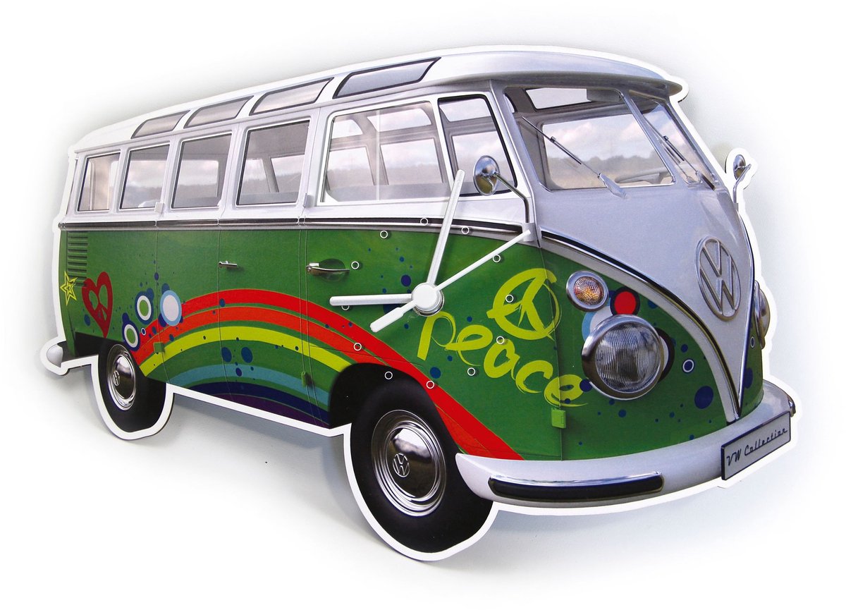 BRISA VW Collection - Wandklok in VW T1 Bulli Bus design