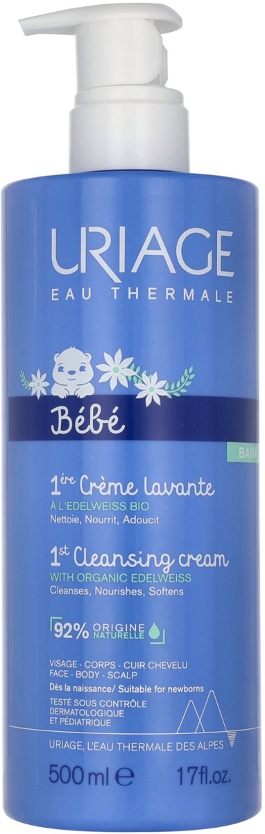 Uriage Bebe 1ere creme lavante 500 Milliliter van Merkloos — afbeelding 3