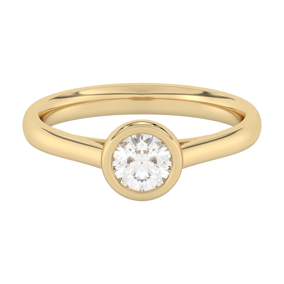 Diam Addict Ring 585 Gelbgold mit im Labor gezüchteten Diamanten