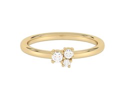 Diam Addict Ring 585 Gelbgold mit im Labor gezüchteten Diamanten