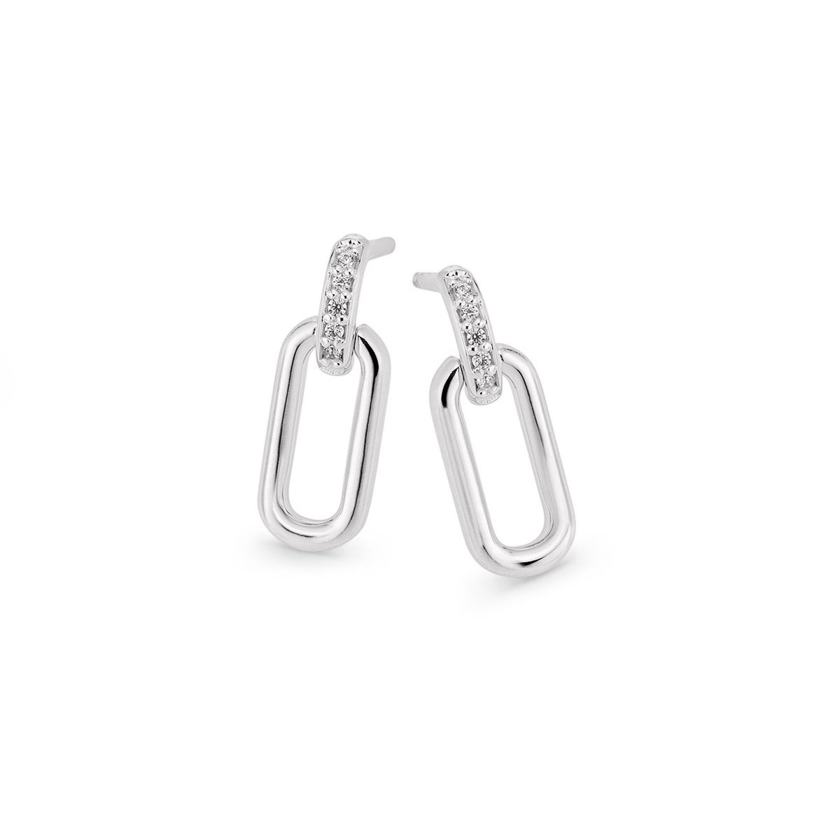 Orolino Ohrringe Gold 585 mit 10x Brillant zus. 0,03ct.