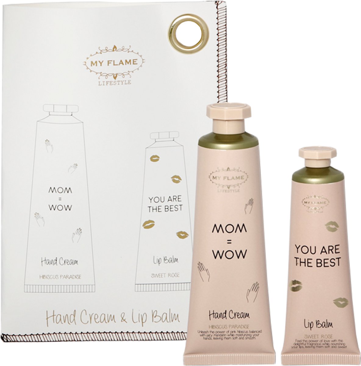 My Flame - Hand cream & Lip Balm - MOM = WOW