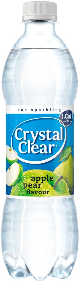 Crystal Clear Apple Pear PET (6x 50cl)
