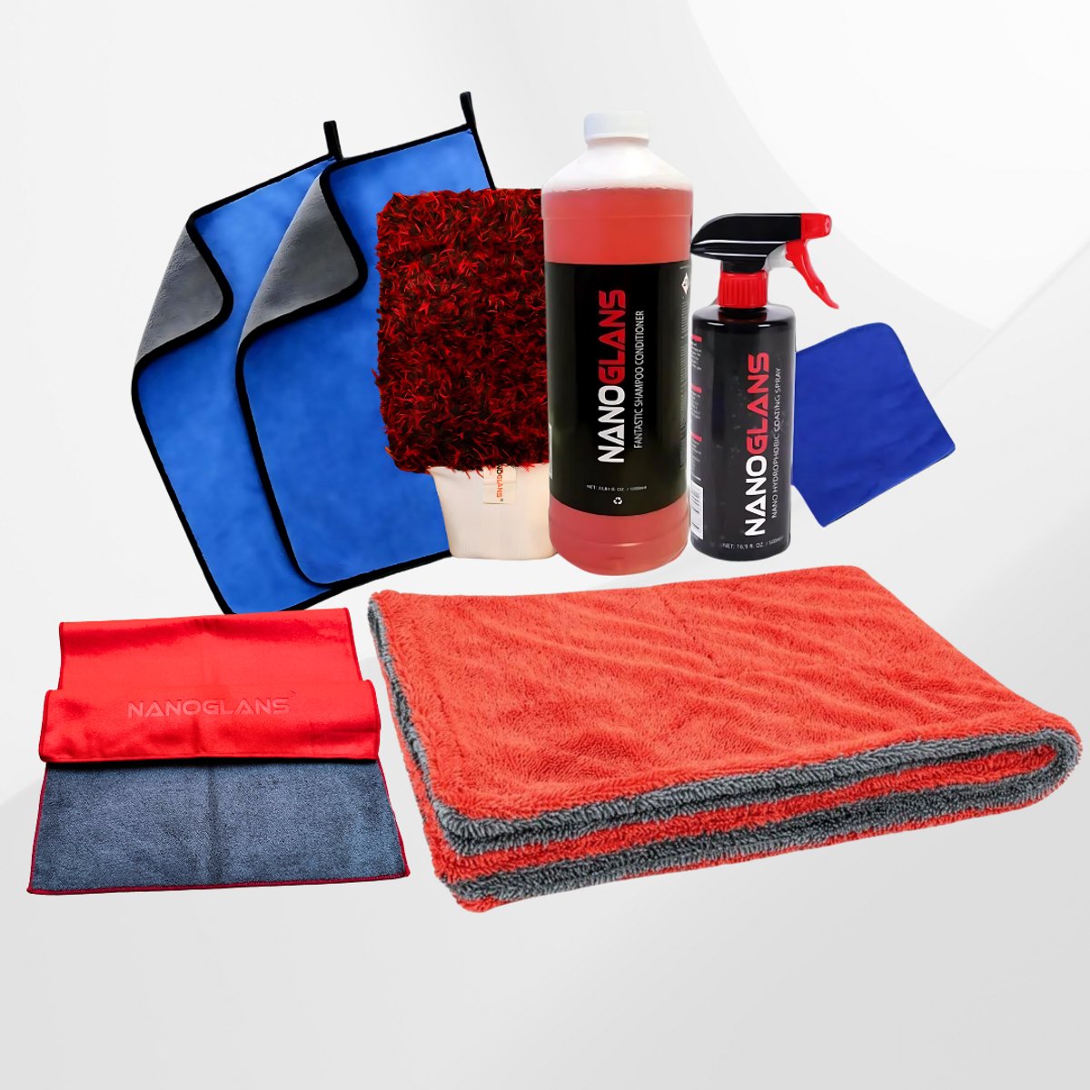 Nanoglans Wash & Protect PRO set | Duurzame Ceramic Coating - Auto Wassen