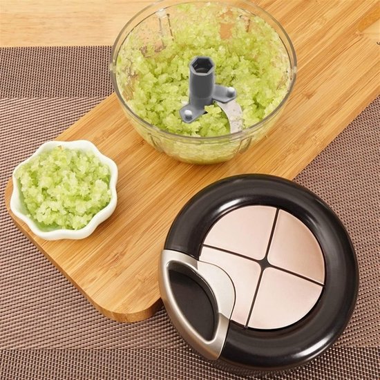 Krachtige Handmixer voor Vlees en Groenten - Handmatige Keuken Molen en Blender van Merkloos — afbeelding 4