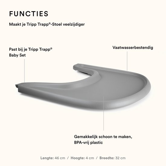 Stokke Tripp Trapp Eetblad - Grijs van Stokke — afbeelding 4