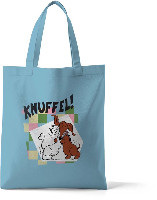 Libelle Jan, Jans en de kinderen - Katoenen tas - Blauw