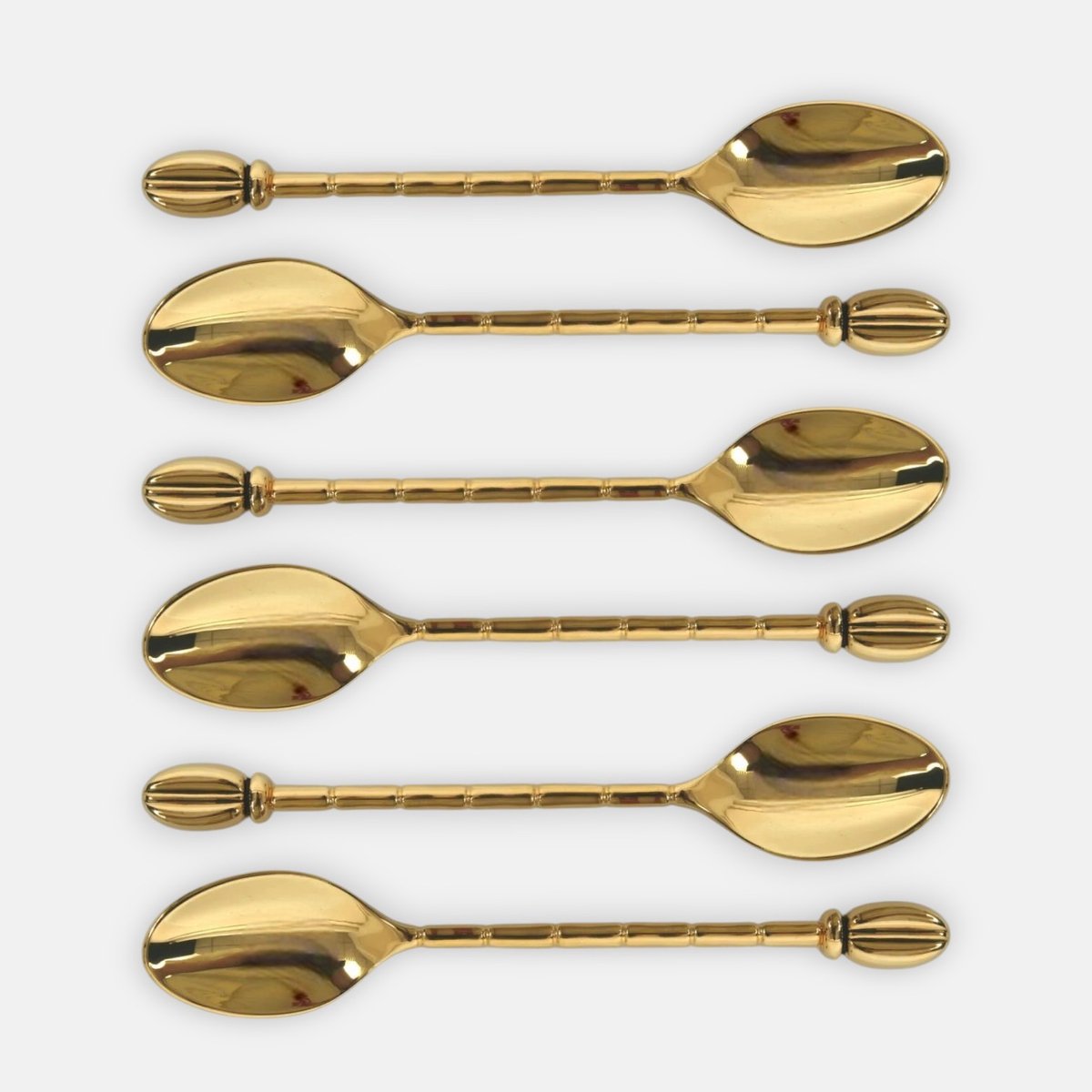 Theelepeltjes Mokka | Aulica | Set 6 Stuks