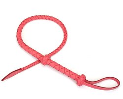 Liebe Seele - Angel's Kiss Bullwhip - Leren Bull Whip - Roze